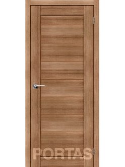 Дверь межкомнатная экошпон Portas S20 Орех карамель
