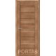 Дверь межкомнатная экошпон Portas S20 Орех карамель