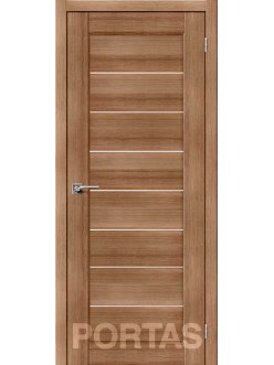 Дверь межкомнатная экошпон Portas S21 Орех карамель
