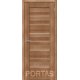 Дверь межкомнатная экошпон Portas S21 Орех карамель