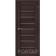 Дверь межкомнатная экошпон Portas S21 Орех шоколад