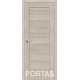 Дверь межкомнатная экошпон Portas S21 Лиственница крем