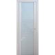 Дверь межкомнатная с ПВХ покрытием ПО Модерн Белый дуб Сатин