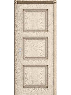 Дверь межкомнатная шпонированная Квадро ДГ под заказ