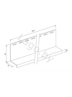 Планка S-16  "навесная" цветная