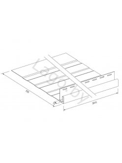 Планка S-19  "J-фаска" цветная