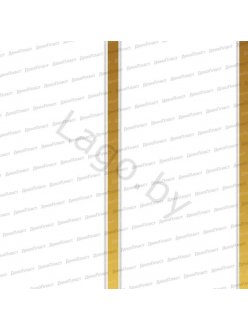 Панель ПВХ Потолочная 2-х секц. Золото